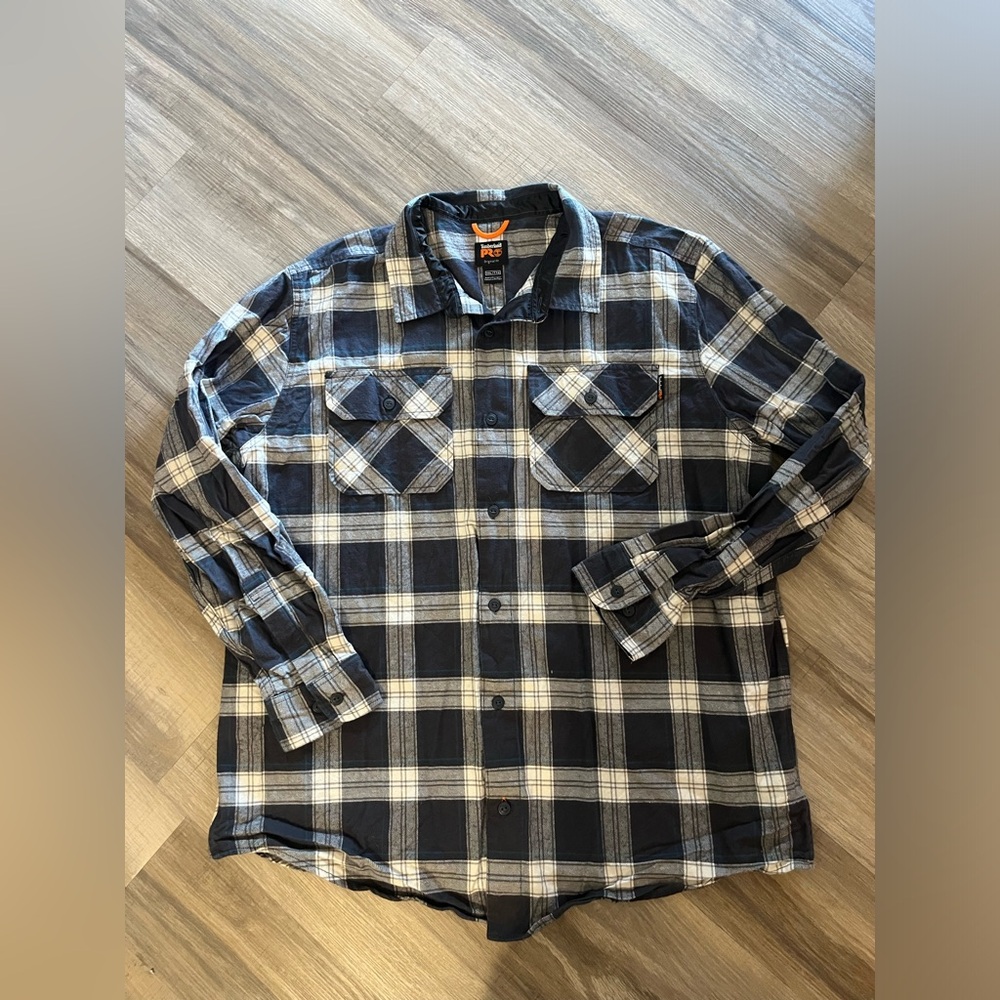 Timberland PRO Men’s Original Fit XXL Flannel Button Down